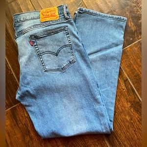 Men’s 514 Levi’s (straight fit) 36x30 Blue denim jeans.  Previously worn!